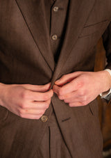 Coleman Jacket - Tobacco Herringbone