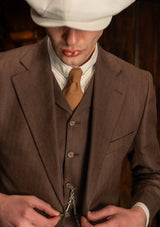 Coleman Jacket - Tobacco Herringbone