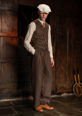Coleman Waistcoat - Tobacco Herringbone