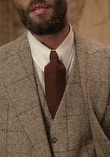 Brockman Harris Tweed Jacket - Light Grey & Cinnamon Check