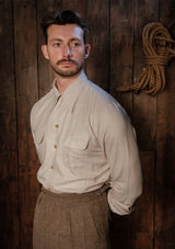 Connell Pure Brushed Cotton Board Shirt - Ropework