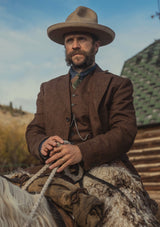 Lawson Open-Crown Fedora - Beige & Caramel