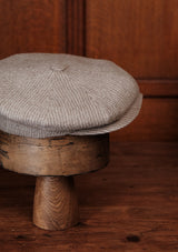 Stanton Baker Boy - (Wide-Width) Oat Pin Stripe Tweed