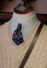 Spearpoint Japanese Cotton Shirt - Sky Check