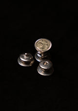 Original 1920's Floral Scroll Snap Cufflinks