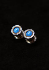 Original 1920's Blue Centre Snap Cufflinks