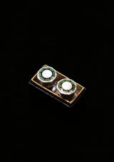 Original 1920's Green Star Snap Cufflinks