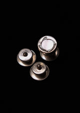 Original 1920's Round Swirl Snap Cufflinks