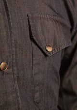 Western Denim Shirt - Blue