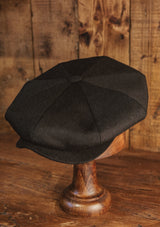 Dodge Baker Boy - (Wide-Width) Black Loden