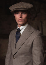 Emile Merino Wool Jacket - Dark Brown Prince of Wales