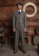 Emile Wool Flannel Jacket - Arctic Stone