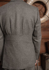 Emile Wool Flannel Jacket - Arctic Stone