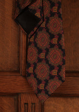 Classic Silk Tie - Foxcombe Medallion