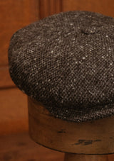Fulton Baker Boy - (Mid-Width) Black Grain Donegal Tweed