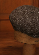 Fulton Baker Boy - (Mid-Width) Black Grain Donegal Tweed