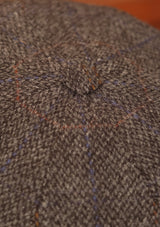 Fulton Baker Boy - (Mid-Width) Graphite Harris Tweed