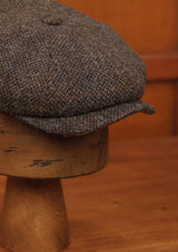 Fulton Baker Boy - (Mid-Width) Graphite Harris Tweed