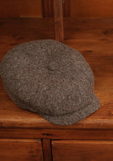 Morwell Baker Boy - (Mid-Width) Grey Donegal Tweed