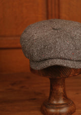 Morwell Baker Boy - (Mid-Width) Grey Donegal Tweed