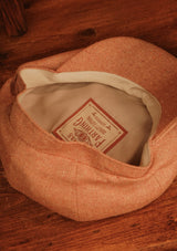 Fulton Baker Boy - (Mid-Width) Rose Sand Herringbone Pure Silk
