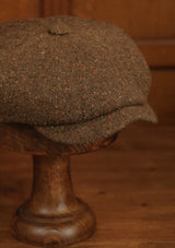 Morwell Baker Boy - (Mid-Width) Russet Donegal Tweed