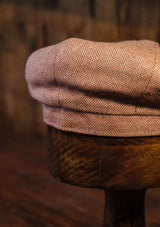 Fulton Baker Boy - (Mid-Width) Sienna Herringbone Pure Silk