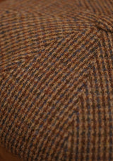 Fulton Baker Boy - (Mid-Width) Toffee & Indigo Harris Tweed