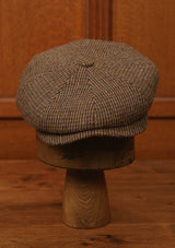 Fulton Baker Boy - (Mid-Width) Toffee & Indigo Harris Tweed