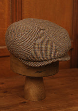 Fulton Baker Boy - (Mid-Width) Toffee & Indigo Harris Tweed