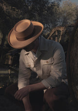 Gambler Genuine Panama Hat - Mocha