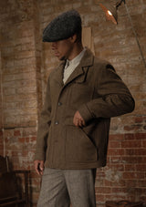 Chore Pure Wool Jacket - Dark Moss Green