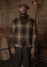 Midtown Pure Wool Cropped w/ 1960s Conmar Double Zipper Jacket - Lochside Plaid