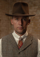 Coleman Harris Tweed Waistcoat - Highland Mist Check