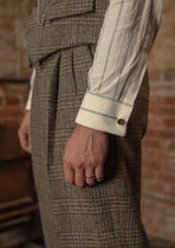 Coleman Harris Tweed Waistcoat - Highland Mist Check