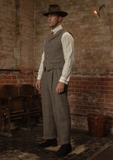 Coleman Harris Tweed Waistcoat - Highland Mist Check