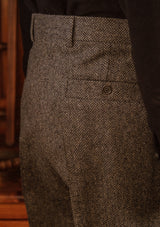 Grayson Clark Trousers - Flint Herringbone