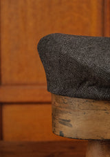 Stanton Baker Boy - (Wide Width) Dark Grey Herringbone