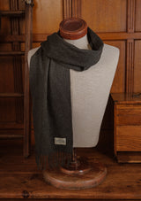 Merino Wool Scarf - Charcoal