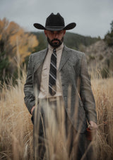 Classic Western Shirt - Soft Cream Denim