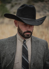 Cattleman Hat - Black Fur Felt