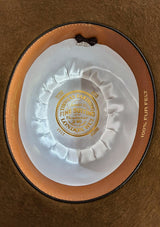 Lawson Open-Crown Fedora - Beige & Caramel