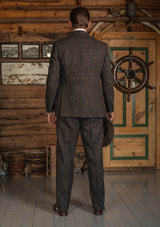 Brockman Harris Tweed Jacket - Dark Cedar