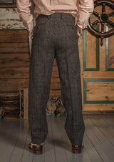 The Brockman Harris Tweed Suit - Dark Cedar