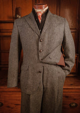 The Grayson 2 Piece Suit - Flint Herringbone