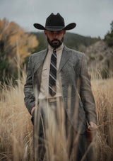 The Grayson 2 Piece Suit - Flint Herringbone