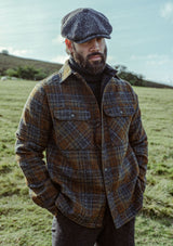 Fulton Baker Boy - (Mid-Width) Black Grain Donegal Tweed