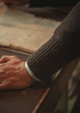 Mawson Lambs Wool Sweater - Patina Tide