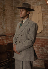 Munro Double Breasted Jacket - Grey Prince of Wales