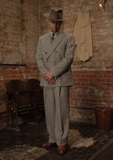 Munro Double Breasted Jacket - Grey Prince of Wales